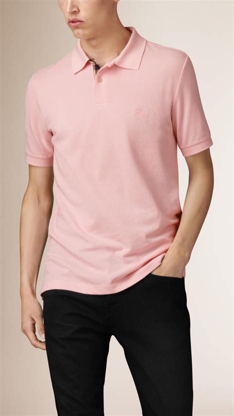 pink burberry shirt men polo|burberry men's polo outlet.